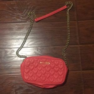 Pink shoulder bag